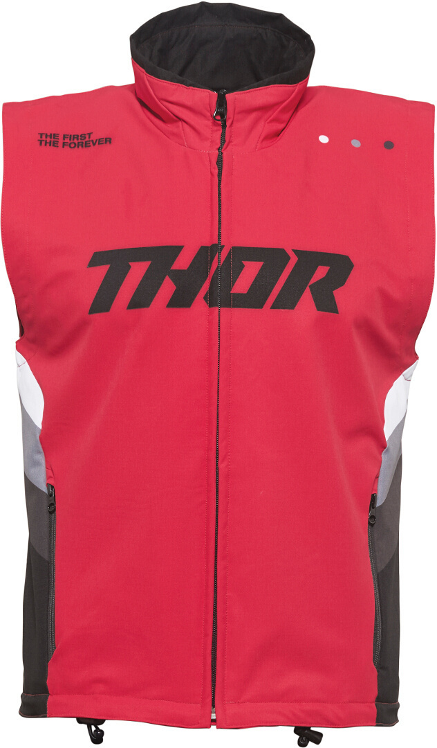Жилет Thor Warm Up Vest для мотокросса, красный/черный