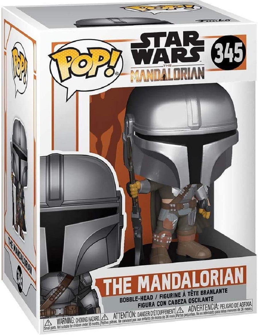 Фигурка Funko POP! Star Wars: The Mandalorian - Beskar Armor Din Djarrin сумка панда мандалорец panda mandalorian фиолетовый