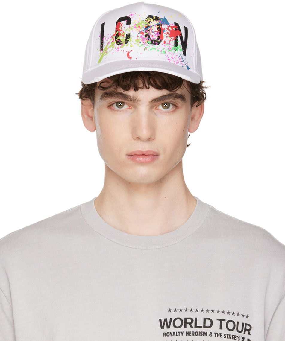 

Белая защитная крышка Icon Dsquared2