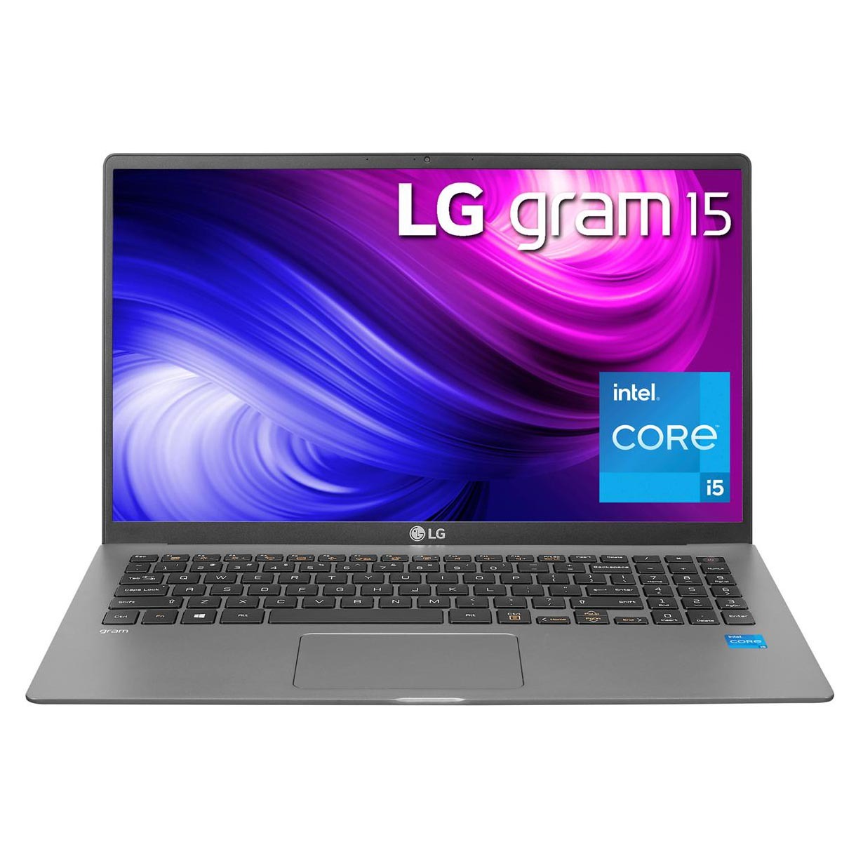 

Ноутбук LG Gram, 15,6" WUXGA Сенсорный, 16Гб/512Гб, i5-1135G7, темно-серебряный, английская клавиатура