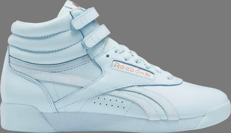 Кроссовки cardi b x wmns freestyle high 'glass blue' Reebok, синий - фото