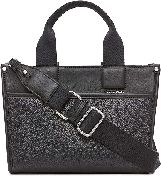 

Сумка-портфель Calvin Klein Elements с верхом на молнии, черный/серебристый