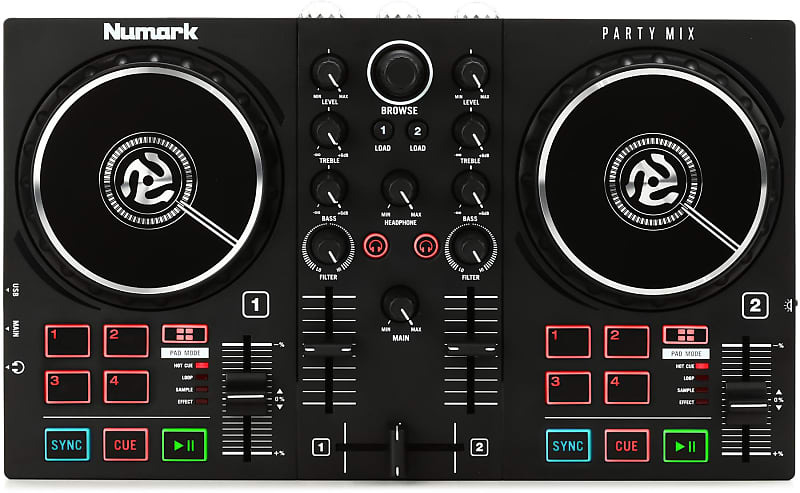 

DJ-контроллер Numark Party Mix II со встроенным световым шоу (комплект из 3 шт.) PARTYMIXII=3