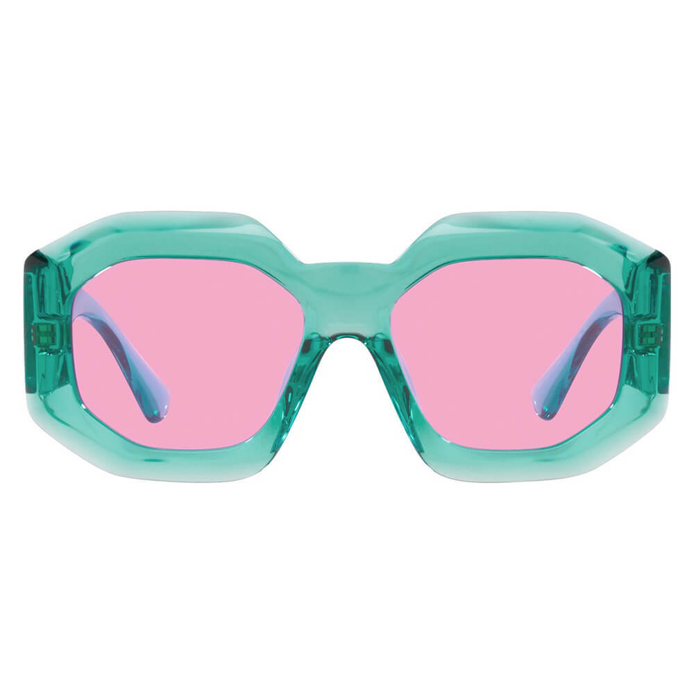

Солнцезащитные очки Versace VE4424U 5361/5, прозрачный бирюзовый/фуксия
