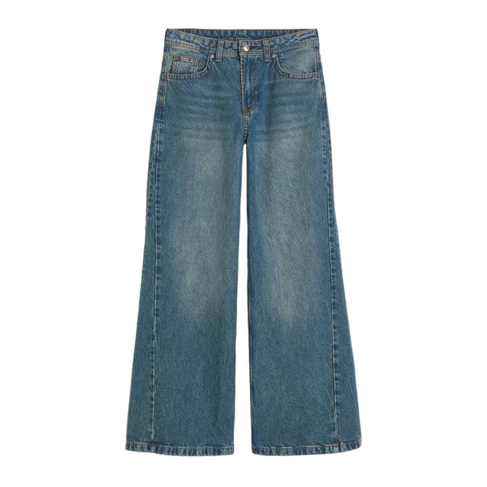 

Джинсы H&M Wide Regular, синий