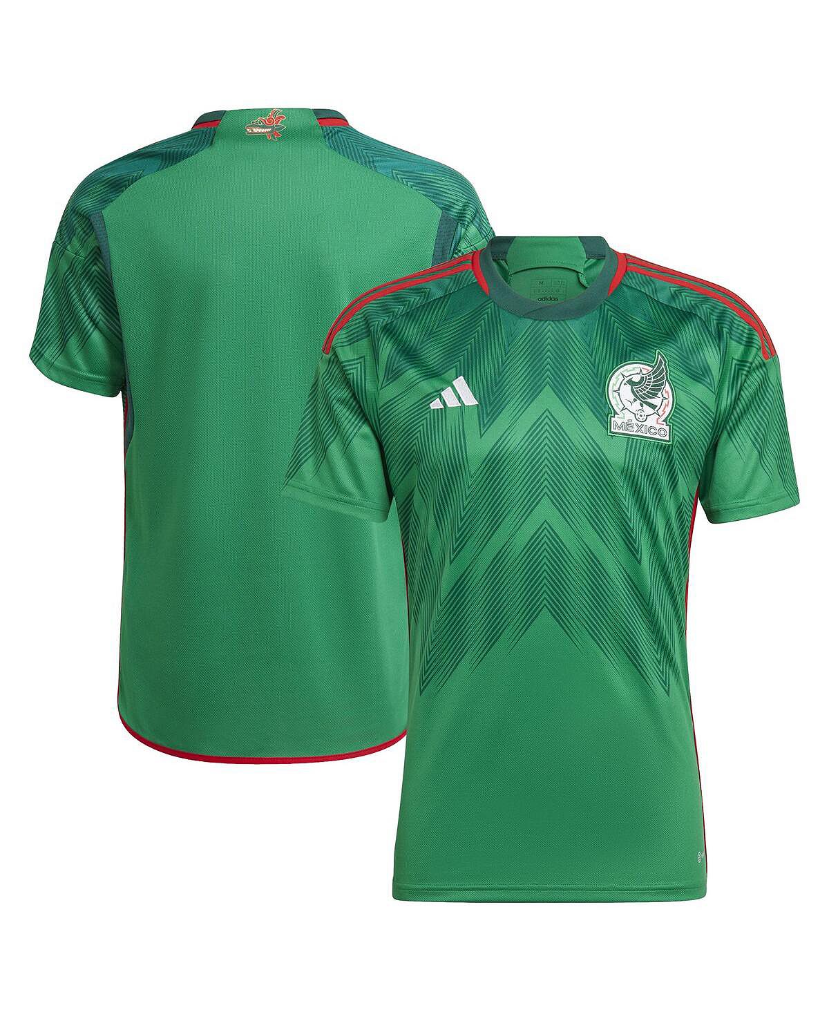 Мужская зеленая сборная мексики 2022/23 домашняя пустая копия джерси adidas, зеленый