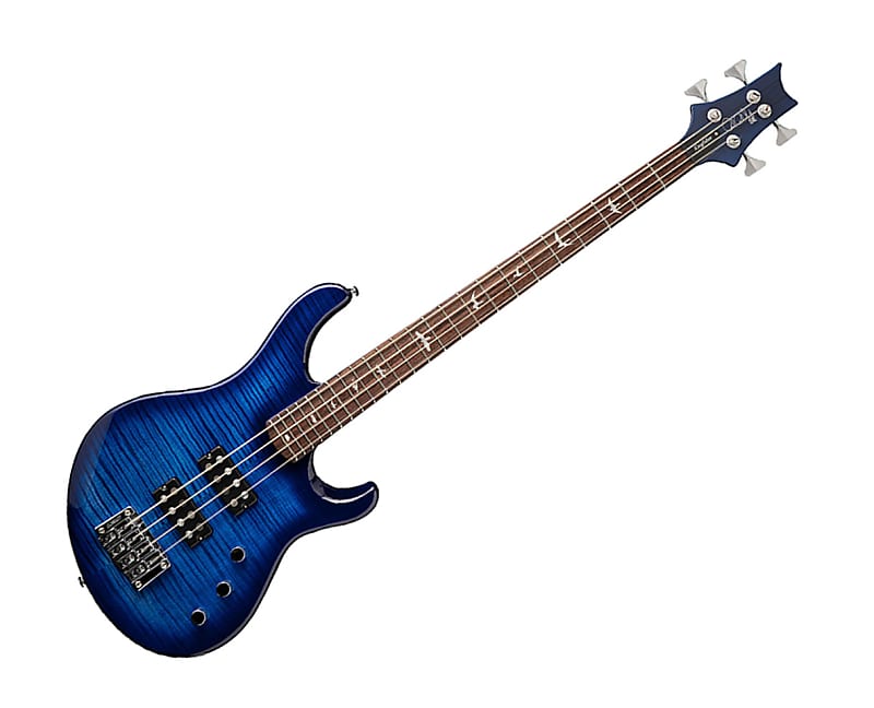 цена PRS SE Kingfisher Bass - выцветшая синяя обертка вокруг взрыва