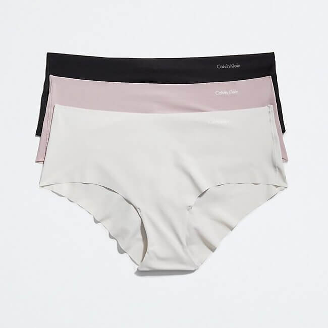 

Трусы-хипстеры Calvin Klein Invisibles, 3 предмета, белый/черный/светло-бежевый