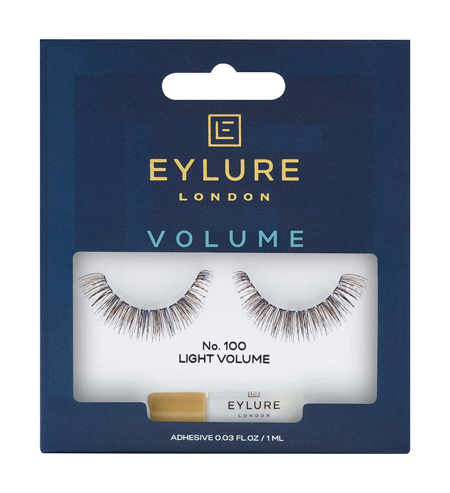 

Eylure Накладные ресницы Volume Lashes с клеем, эффект утолщения No. 100