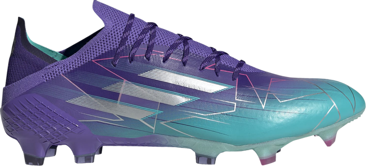 Бутсы Adidas X Speedflow.1 FG 'Purple Rush Mint Rush', фиолетовый бутсы adidas x speedflow 1 fg gw7454