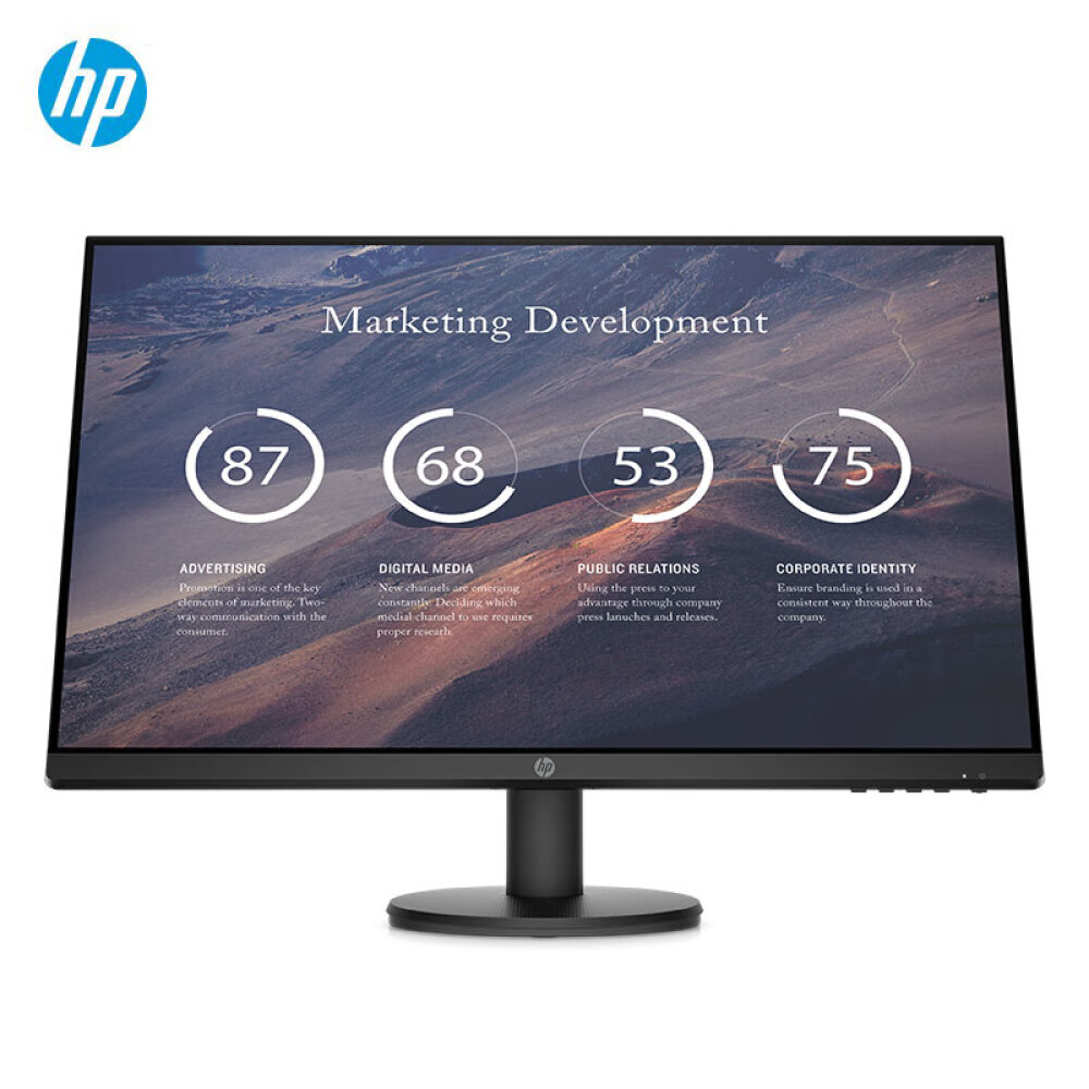 

Монитор HP P27v G4 27" IPS с узкой рамкой