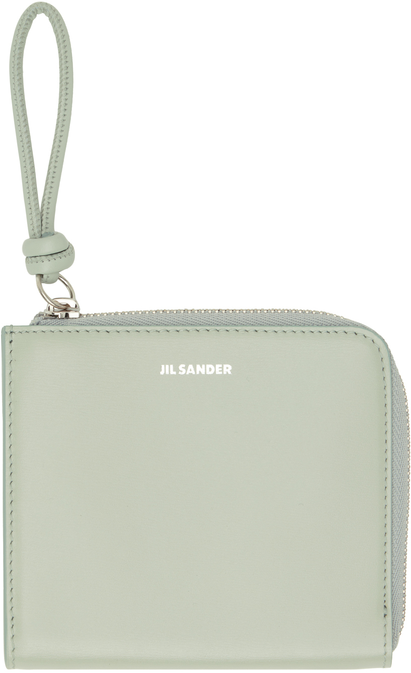 

Серый кошелек для кредитных карт Jil Sander