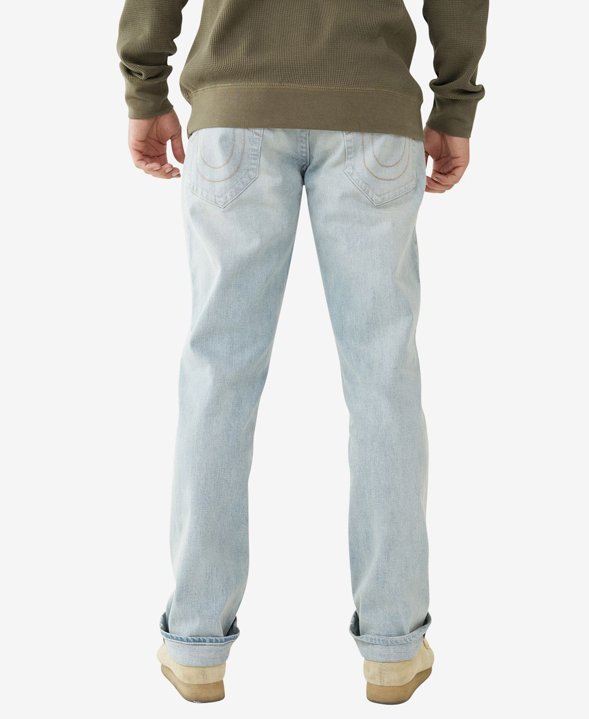 

Мужские прямые эластичные джинсы ricky без клапанов True Religion, мульти