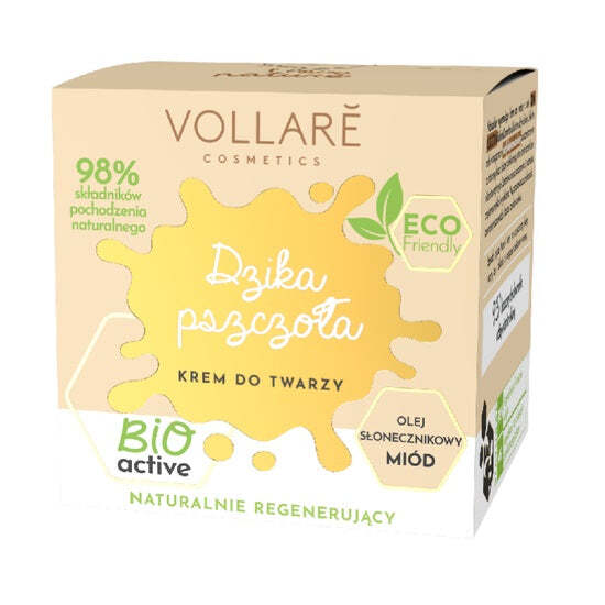 

Регенерирующий крем Vollare Wild Bee для лица, мед и подсолнечное масло