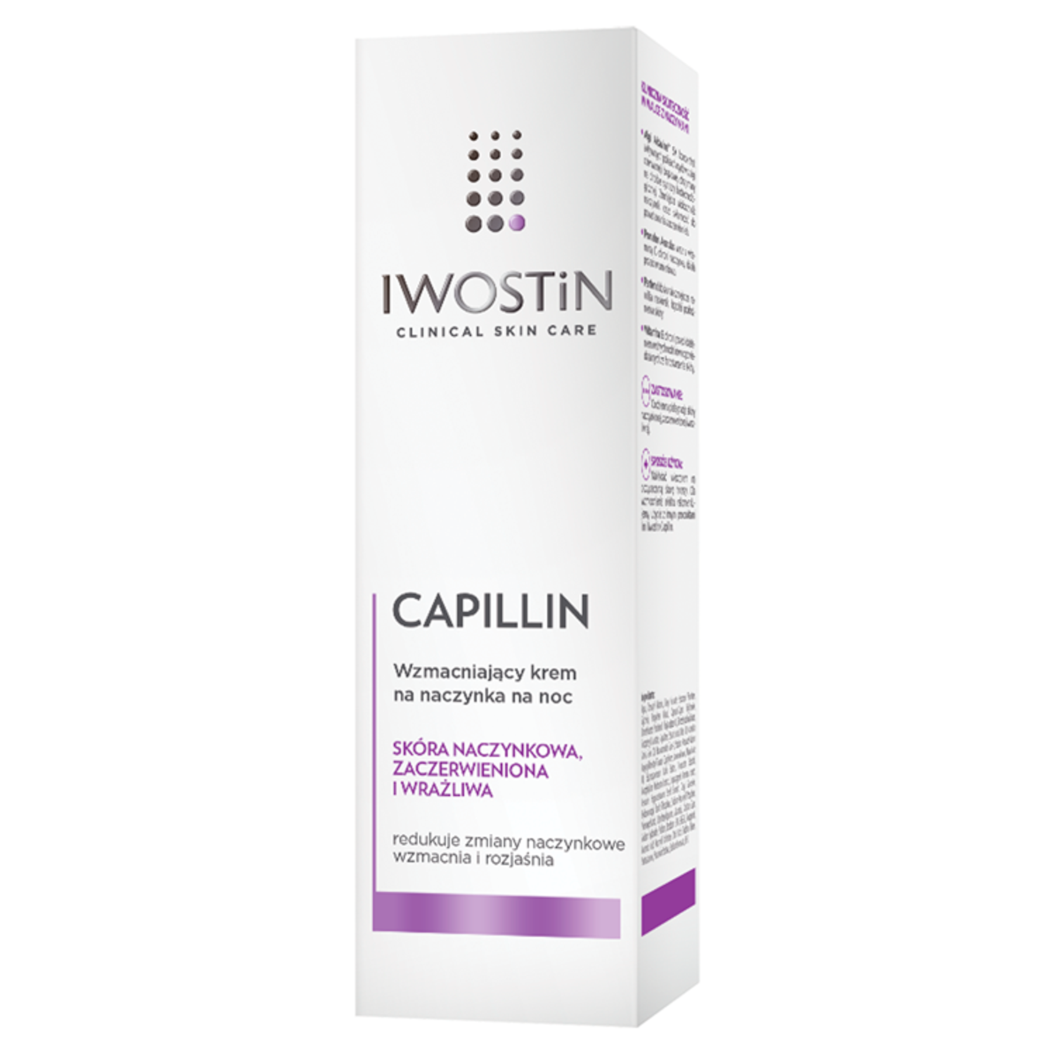 Iwostin Capillin укрепляющий крем для капилляров лица на ночь, 40 мл
