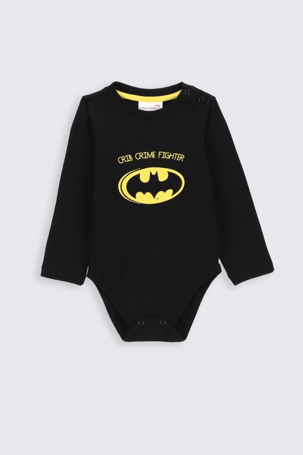 

Боди с длинным рукавом Coccodrillo Batman, черный