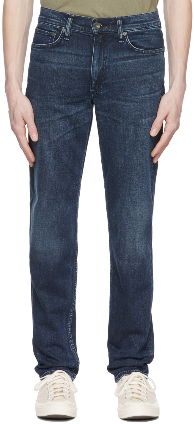 

Синие зауженные джинсы Fit 2 rag & bone