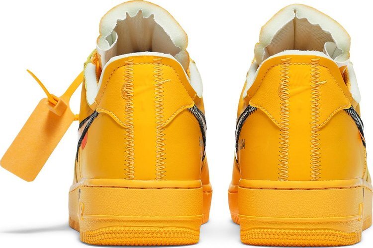 Air force 1 x off white yellow best sale