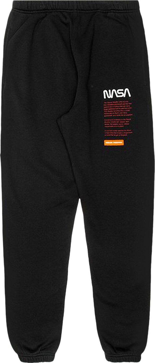 

Брюки Heron Preston Nasa Facts Slim Pant 'Black', черный