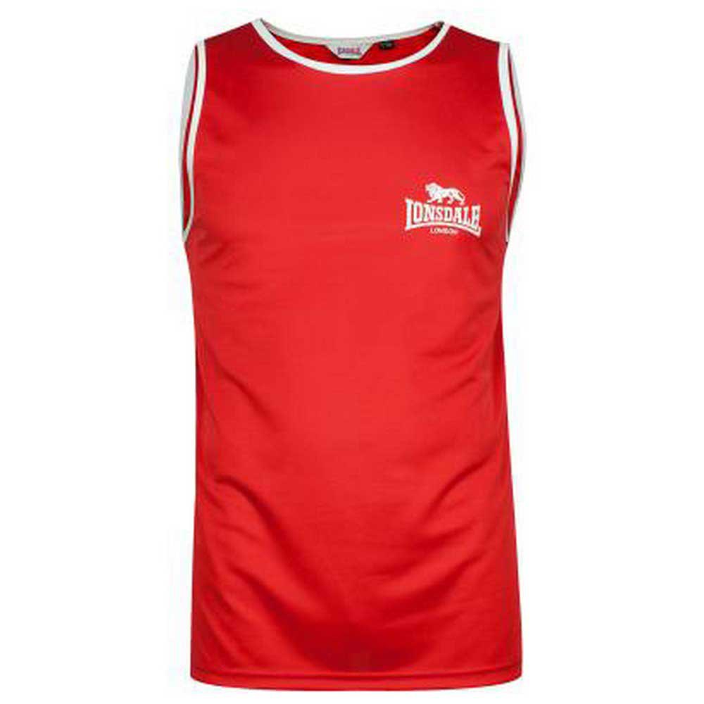 цена Футболка без рукавов Lonsdale Amateur Singlet, красный