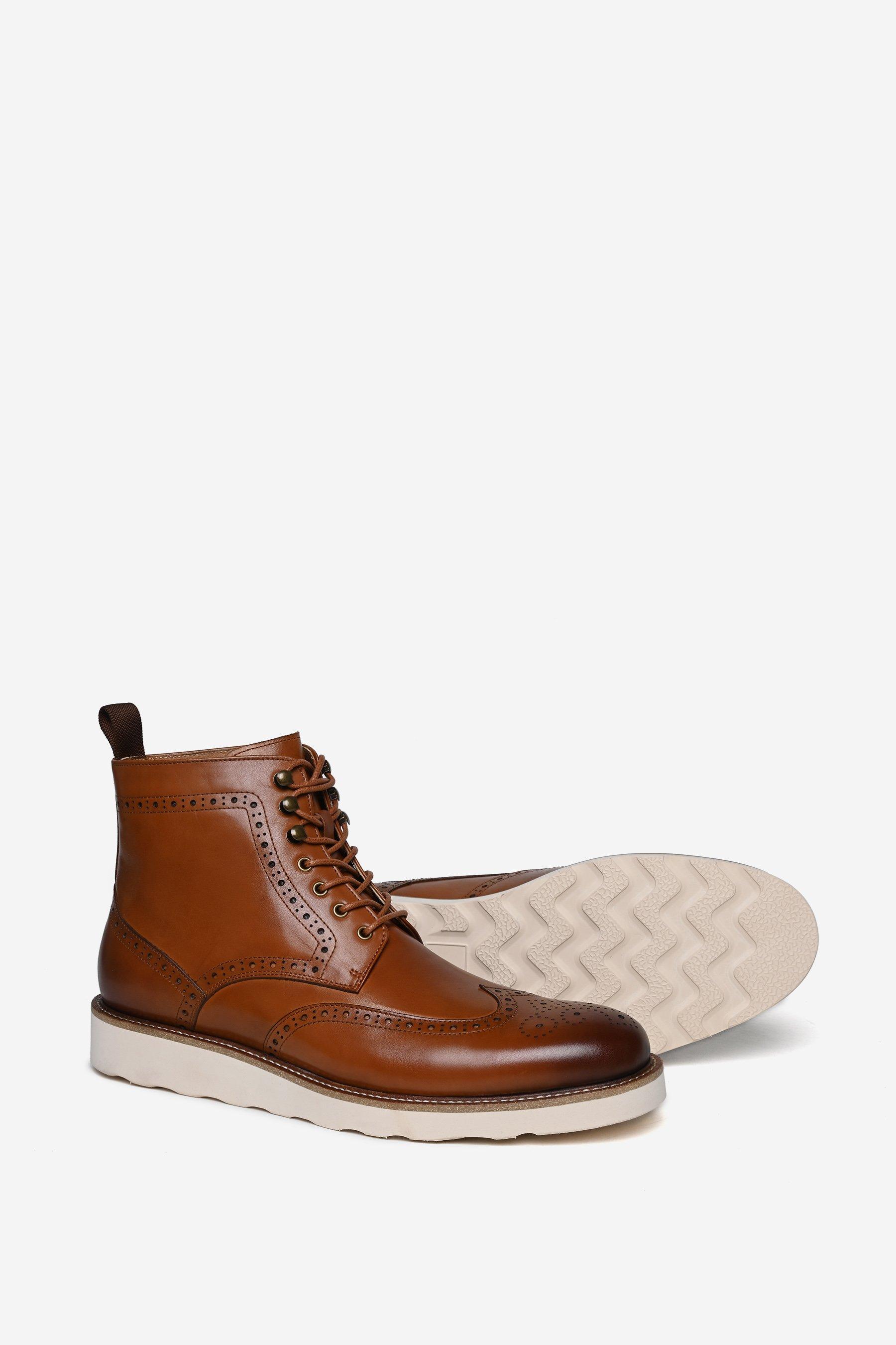 Кожаные ботинки броги премиум-класса 'Haggerston' Alexander Pace, коричневый