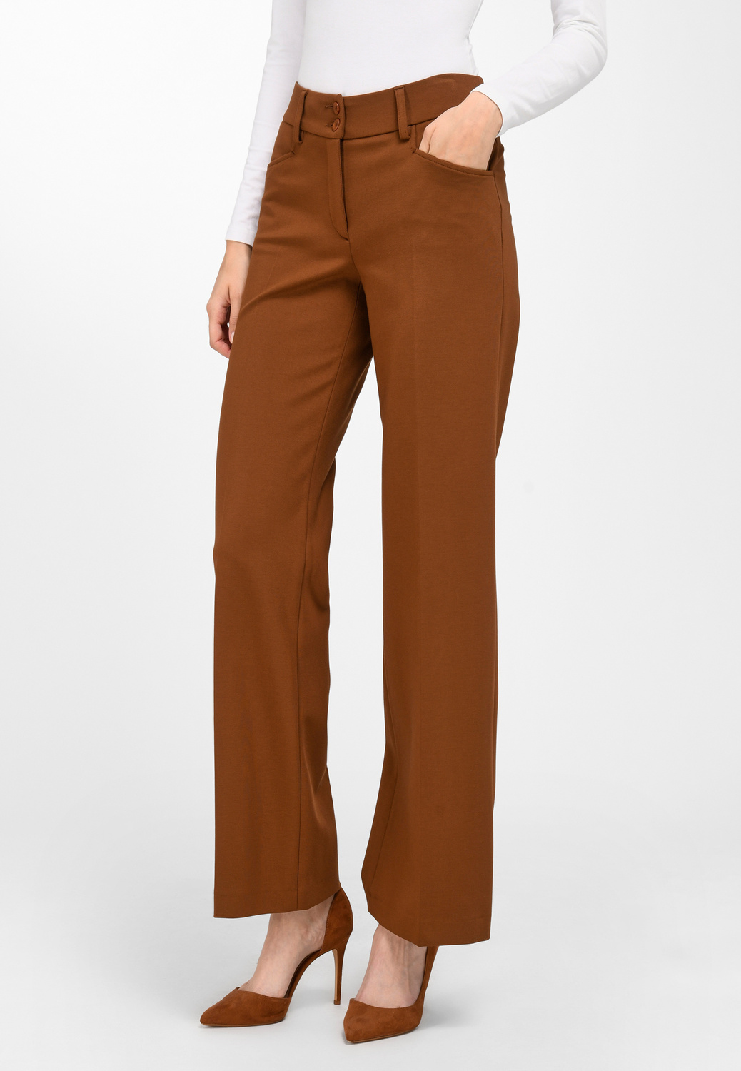 

Брюки PETER HAHN Hose Viscose, коричневый