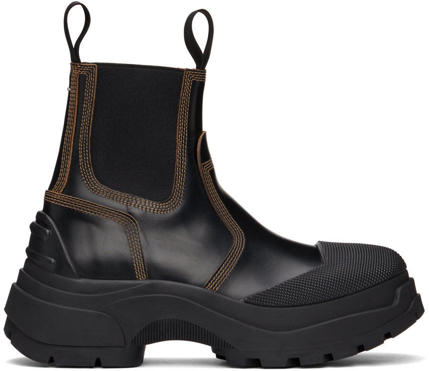 

Черные массивные ботинки челси Maison Margiela