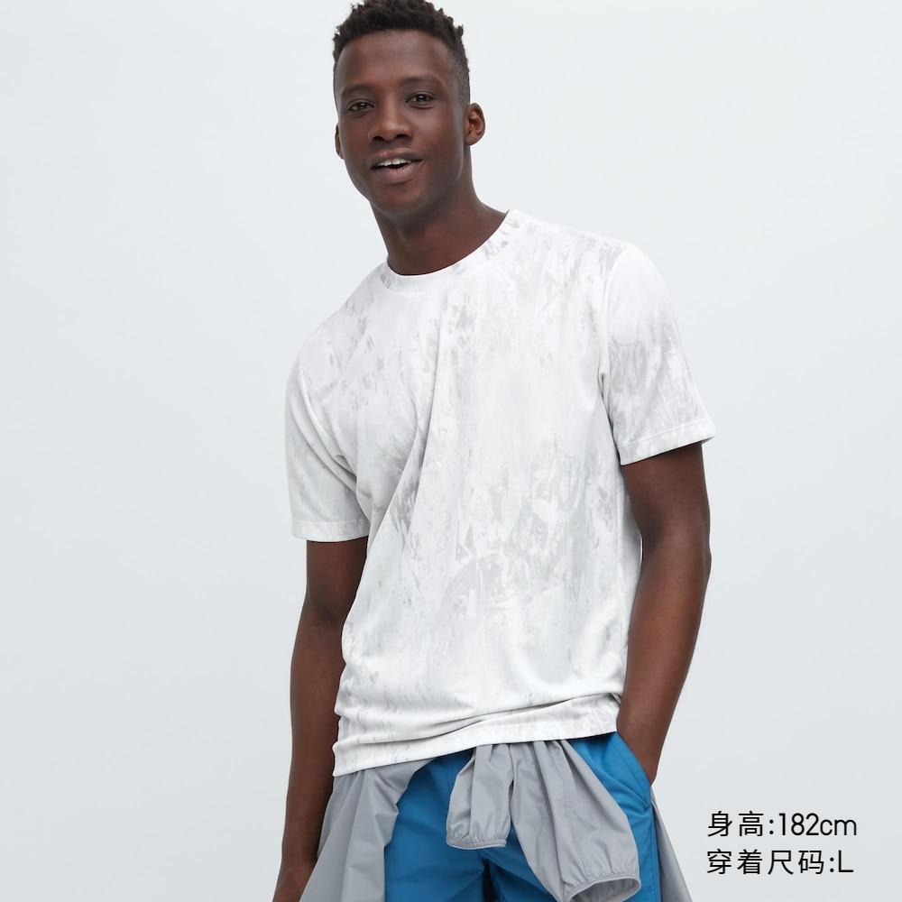 

Футболка с принтом Uniqlo, белый