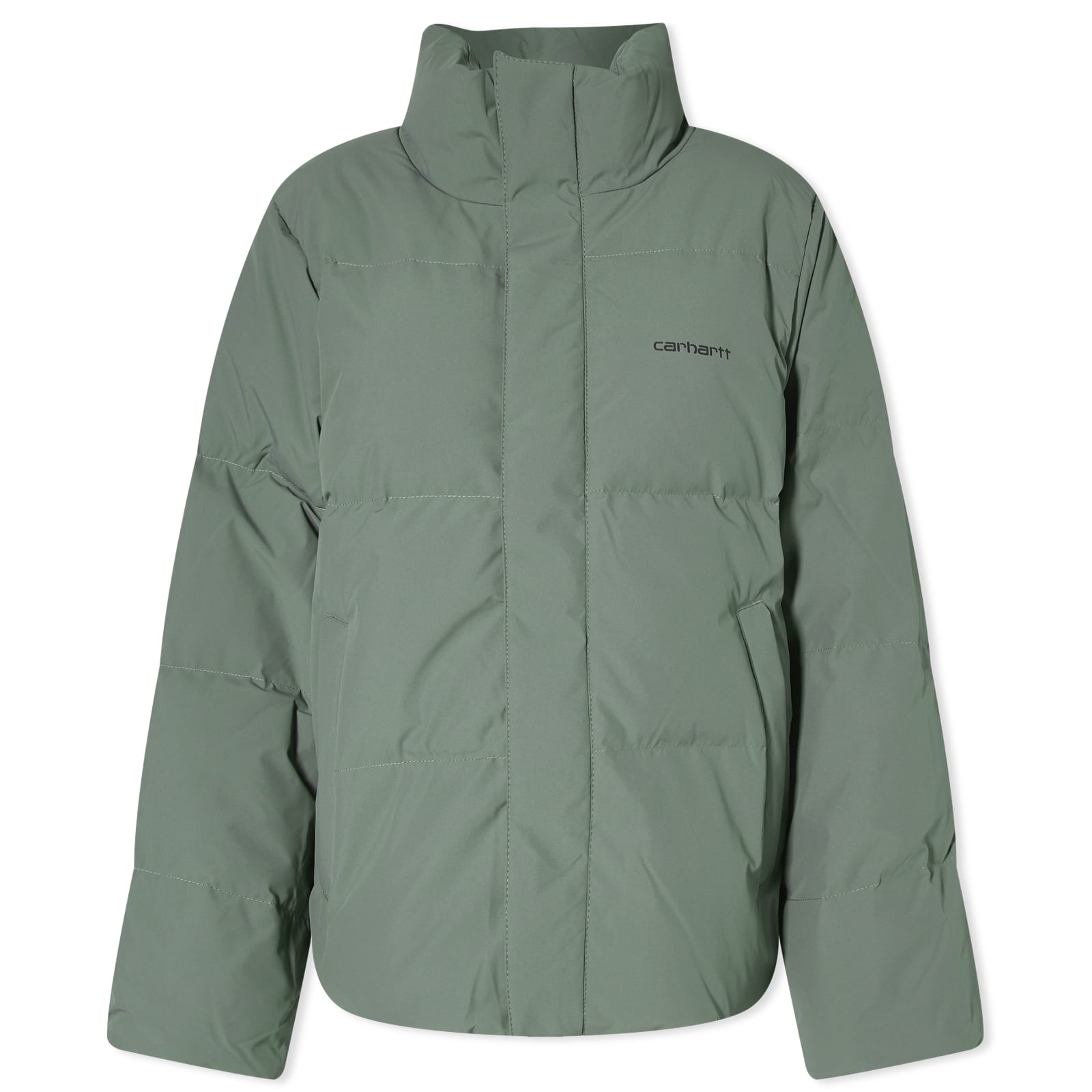 куртка carhartt wip janet fleece liner черный Пуховик Carhartt Wip Yanie Padded, зеленый