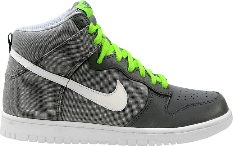 Кроссовки Nike Dunk High 'Wolf Grey', серый - фото