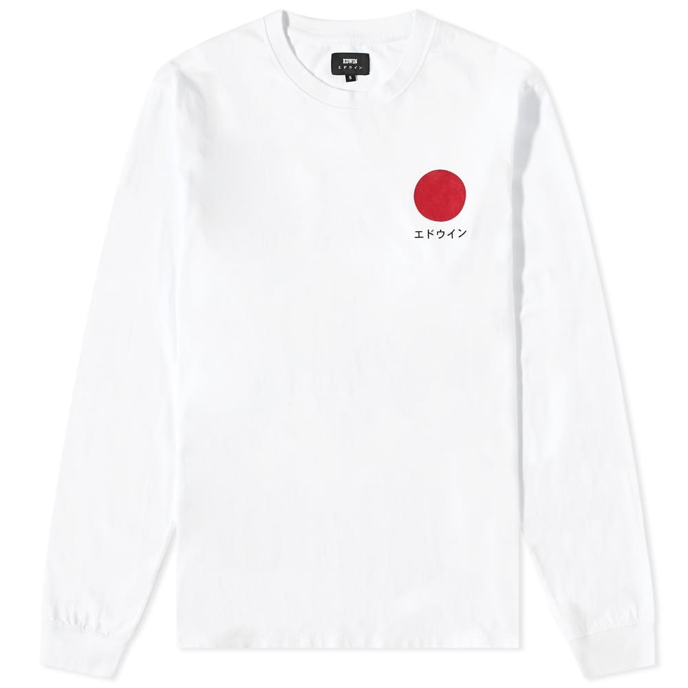 

Футболка Edwin Long Sleeve Japanese Sun Tee, Белый
