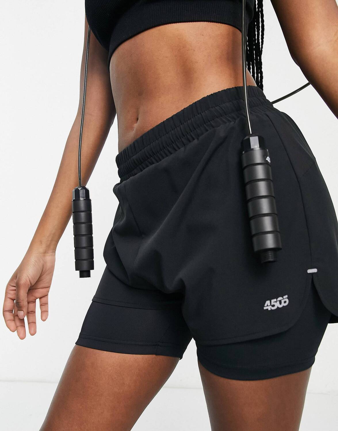 

Шорты ASOS 4505 Hourglass icon из плетеной ткани с подкладкой