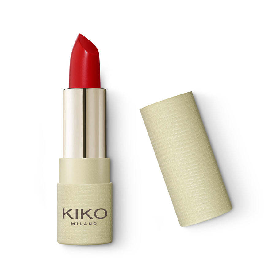 

KIKO Milano Green Me Matte Lipstick Чрезвычайно комфортная матовая помада для губ 105 Classic Red 4g