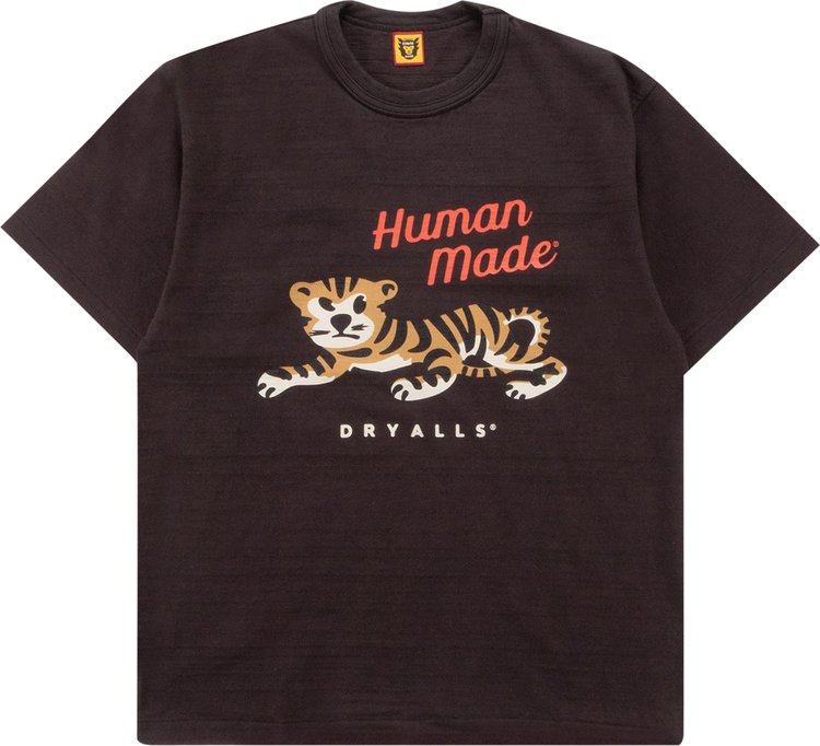 Футболка Human Made T-Shirt #1910 'Black', черный - фото