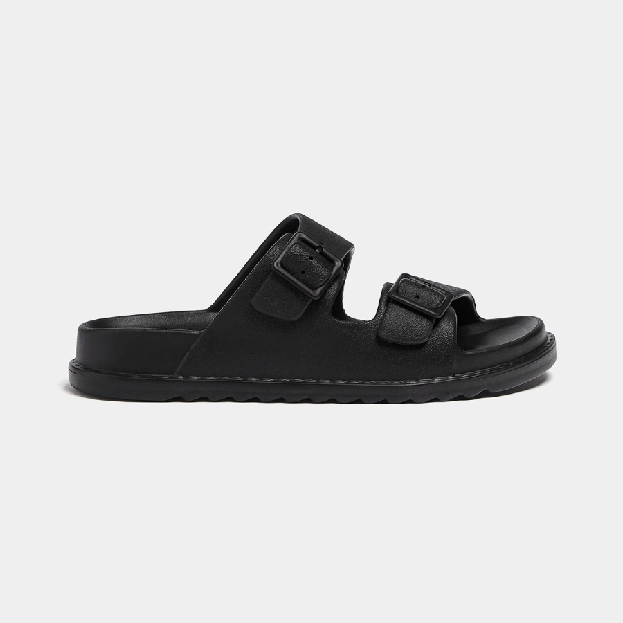 

Сандалии Pull&Bear Buckled, черный