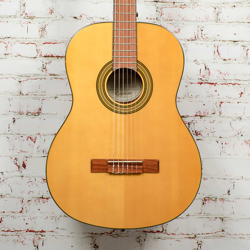 

Epiphone Classical E1 Акустическая гитара с нейлоновыми струнами Antique Natural Epiphone Classical E1 Nylon-String Guitar