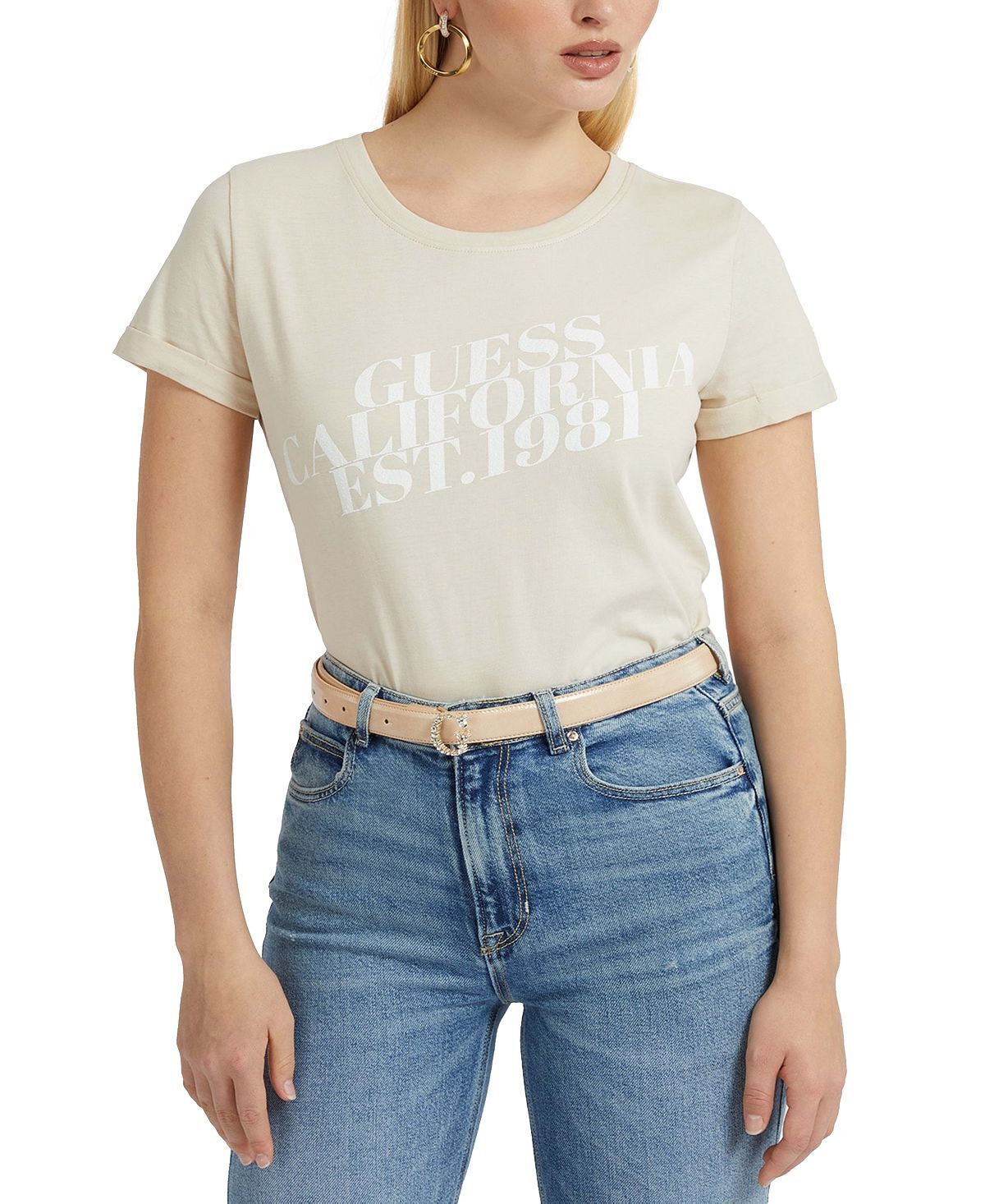 

Женская футболка eco aurelia с коротким рукавом GUESS