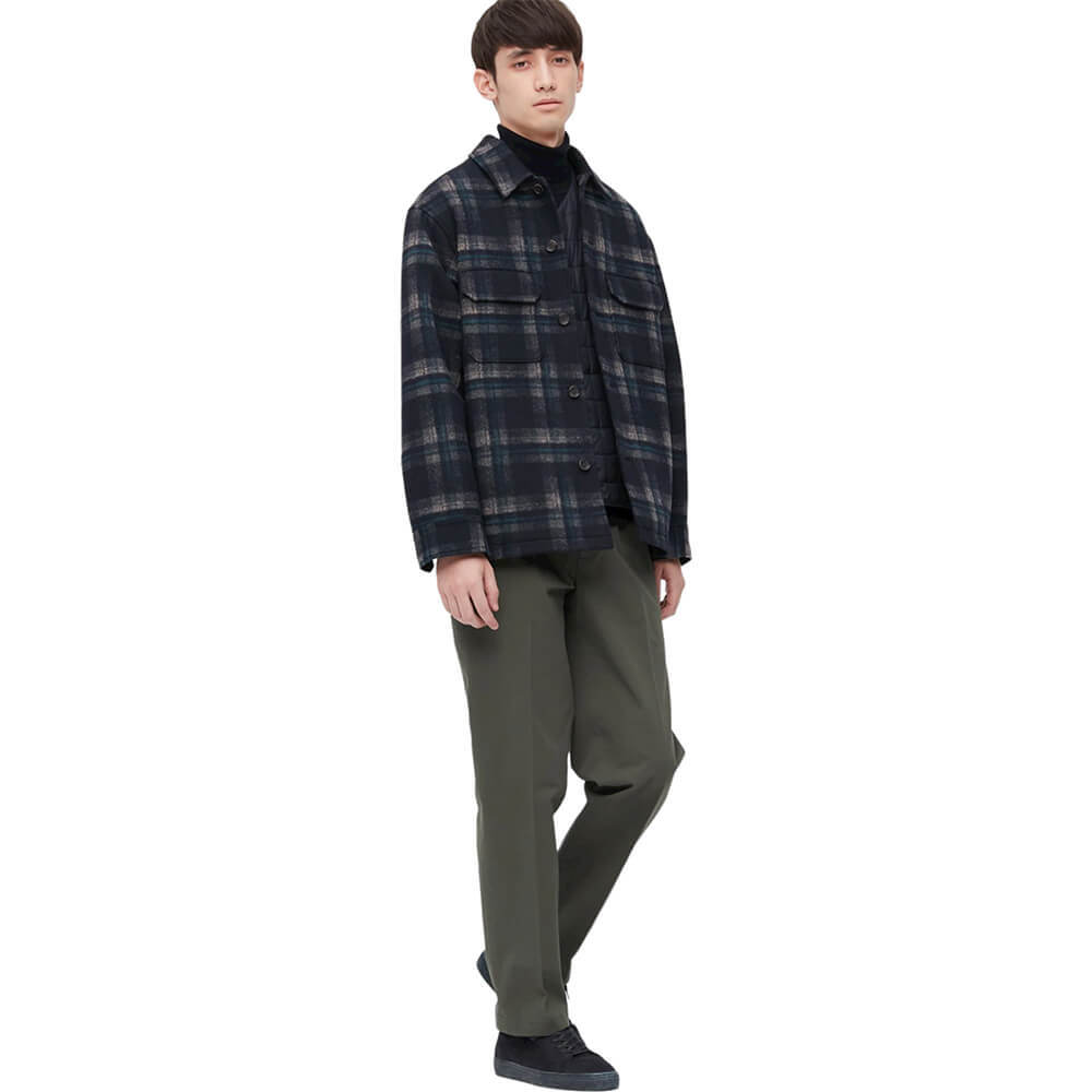 

Брюки Uniqlo Smart Cotton (Long), зеленый