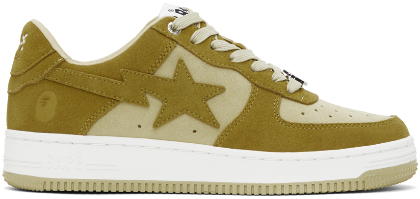 

Золотые кроссовки Sta #3 M1 BAPE, Желтый