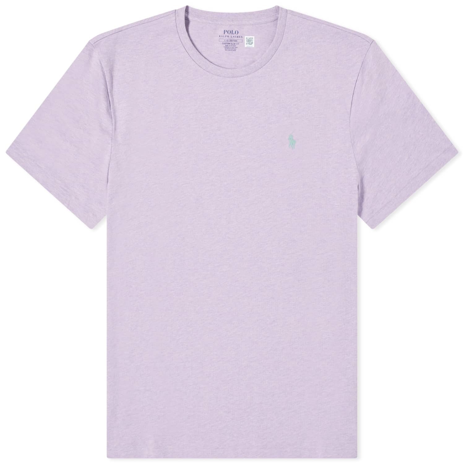 

Футболка Polo Ralph Lauren Custom Fit, светло-фиолетовый