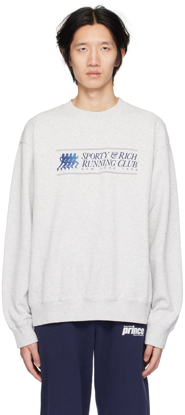 

Серая толстовка '94 Running Club' Sporty & Rich