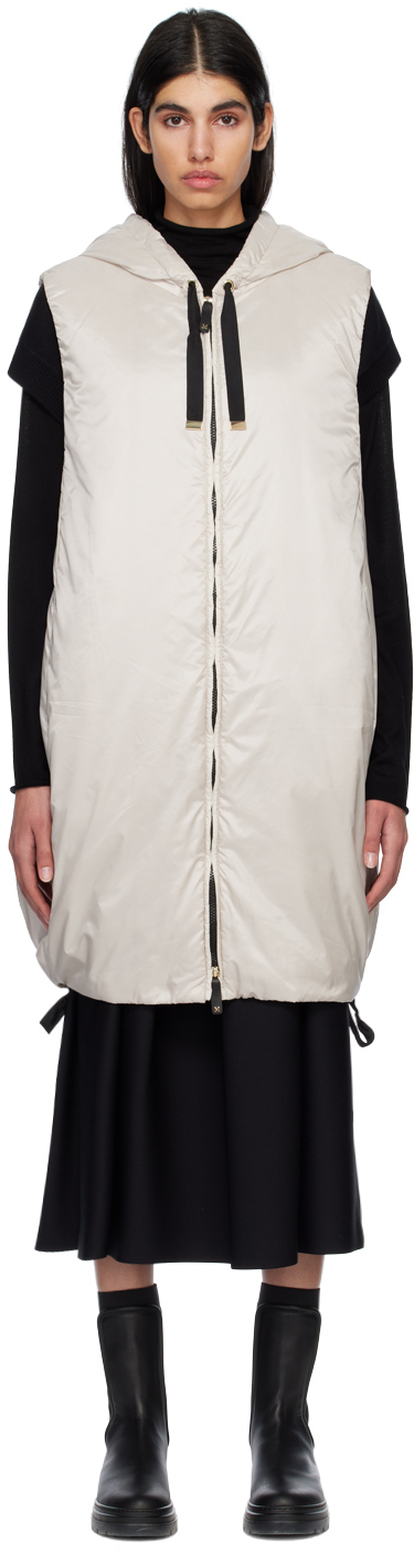 Бежевый жилет Greengi Max Mara