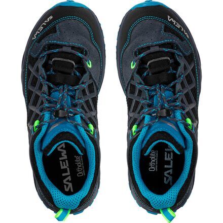 

Походные кроссовки Wildfire – для малышей Salewa, цвет Ombre Blue/Fluo Green