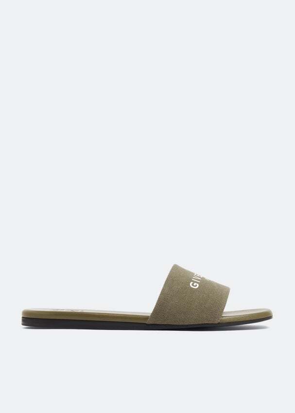 

Сандалии GIVENCHY 4G flat sandals, зеленый