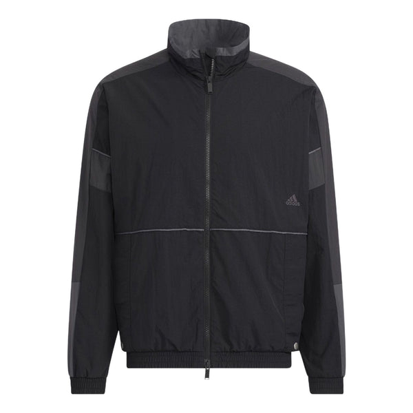 цена Куртка Adidas Contrast Color Stitching Long Sleeves Sports Black, Черный