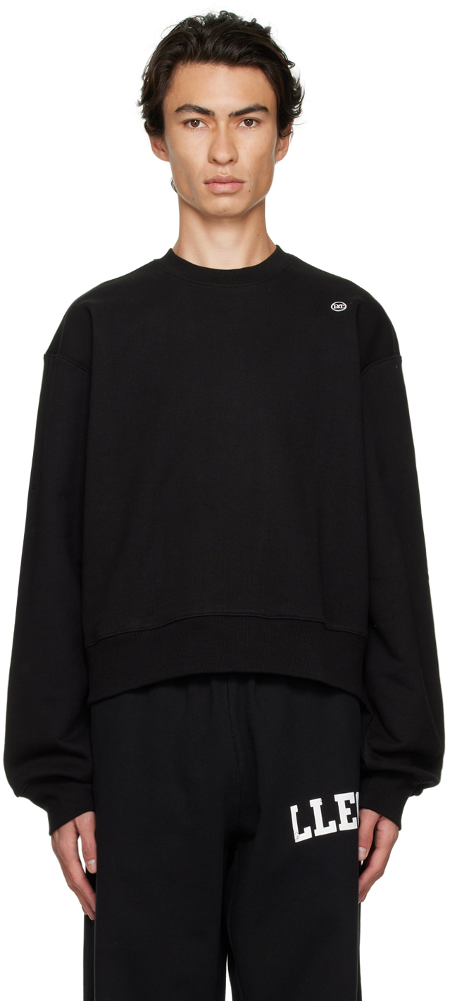 

SSENSE Эксклюзивная черная толстовка с вышивкой Recto, Черный