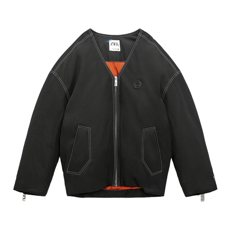 

Бомбер Zara Adererror Oversize, черный