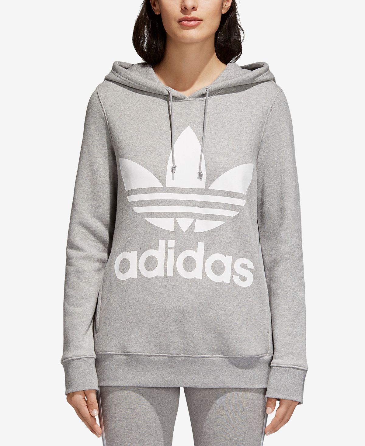 

Женская толстовка с капюшоном adicolor trefoil, xs-4x adidas, мульти
