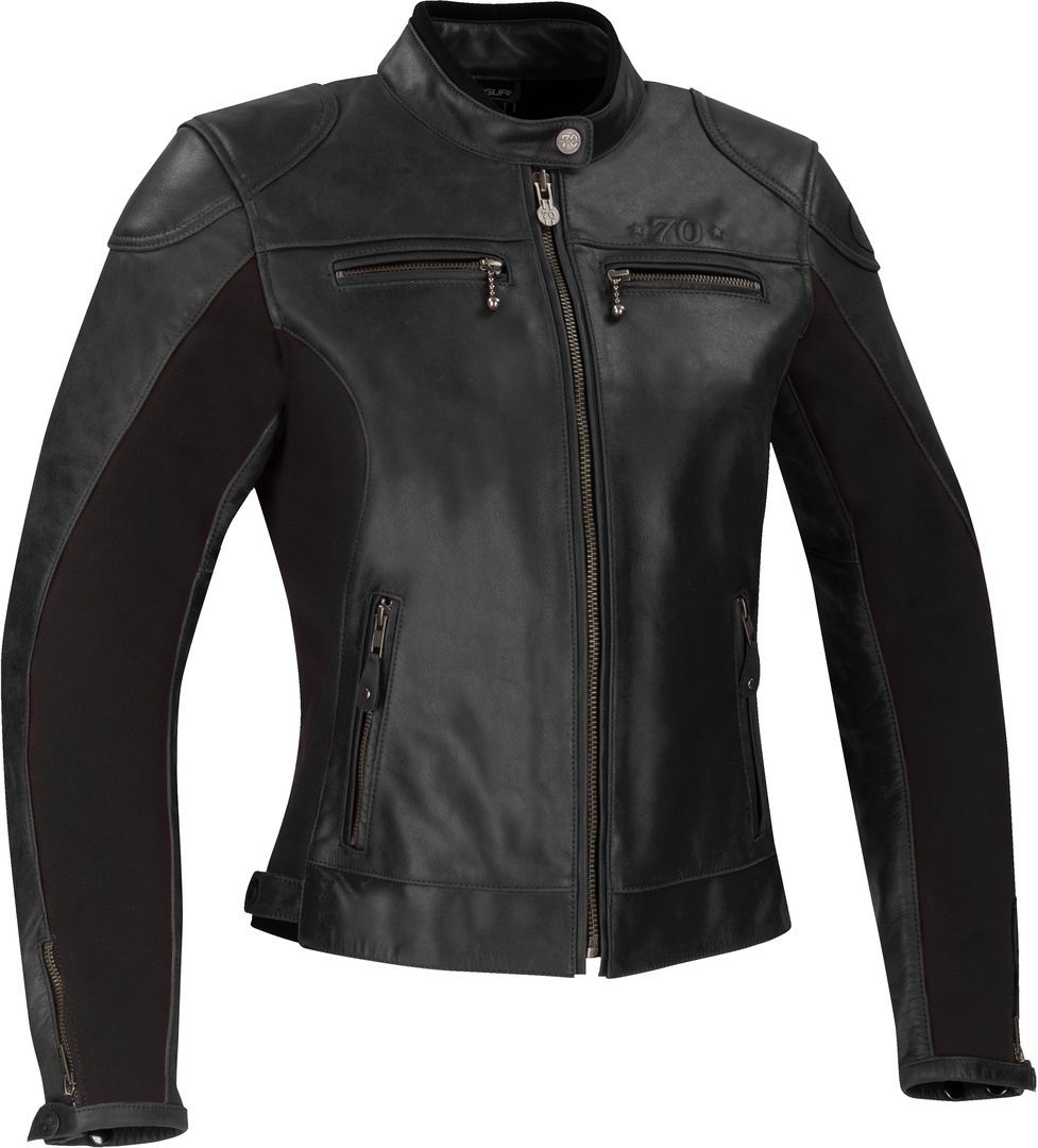 Женская мотоциклетная куртка Segura Kroft с коротким воротником, черный
