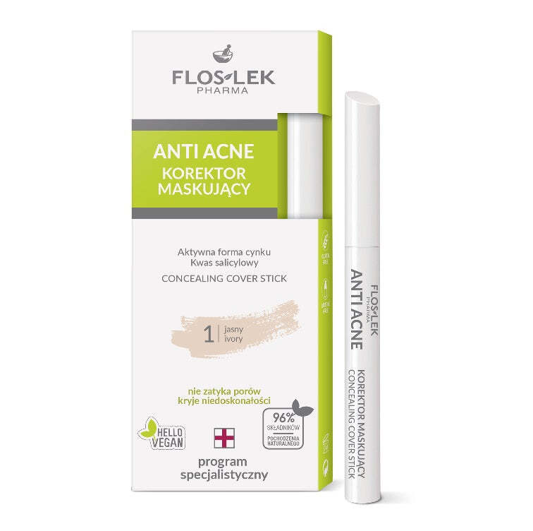 

Floslek Маскирующий Консилер против Акне 1 Яркий